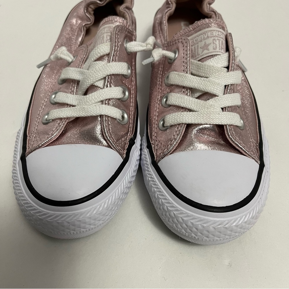 Converse Metallic Pink Sneakers - Picture 2 of 14